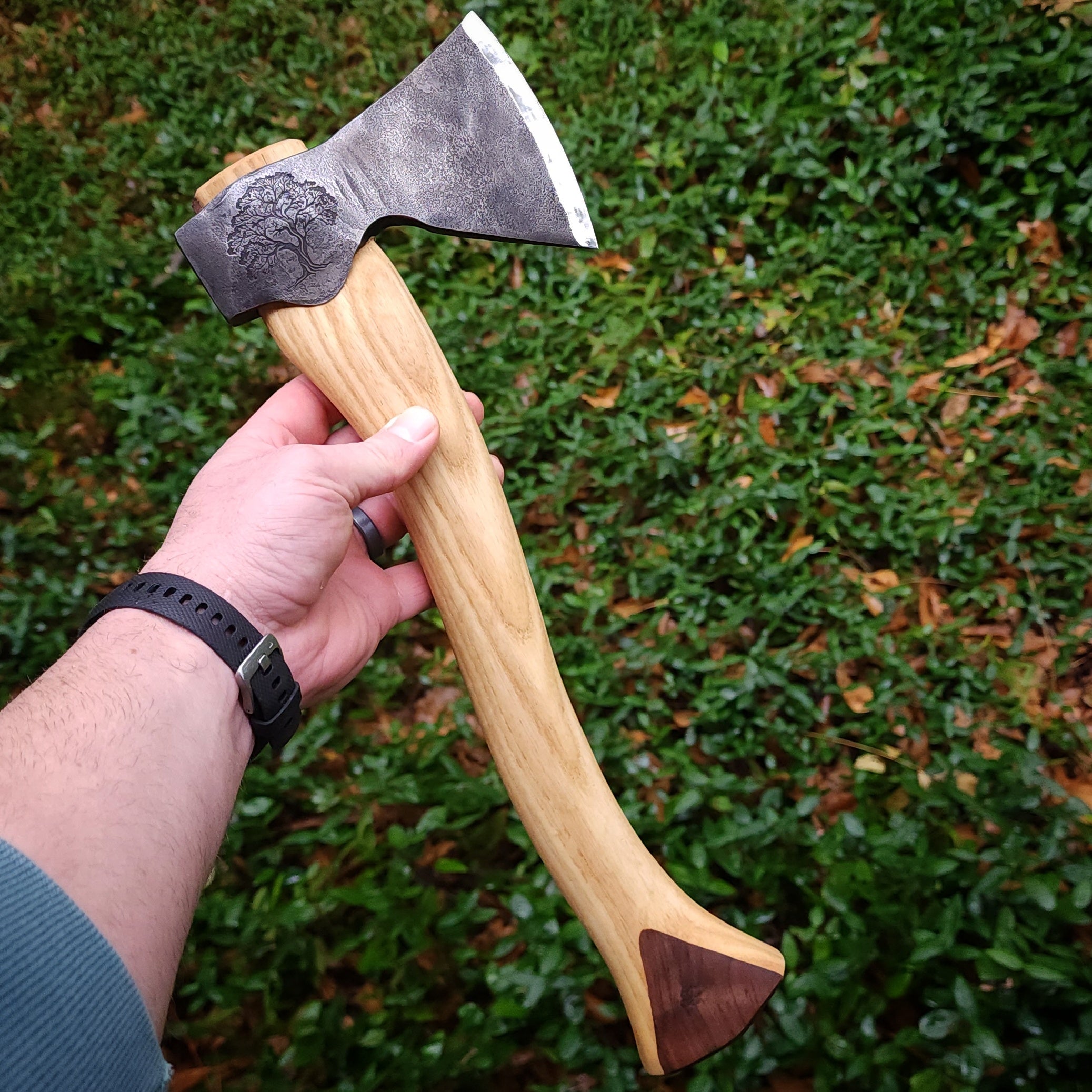 Custom Hand Forged Carving Axe