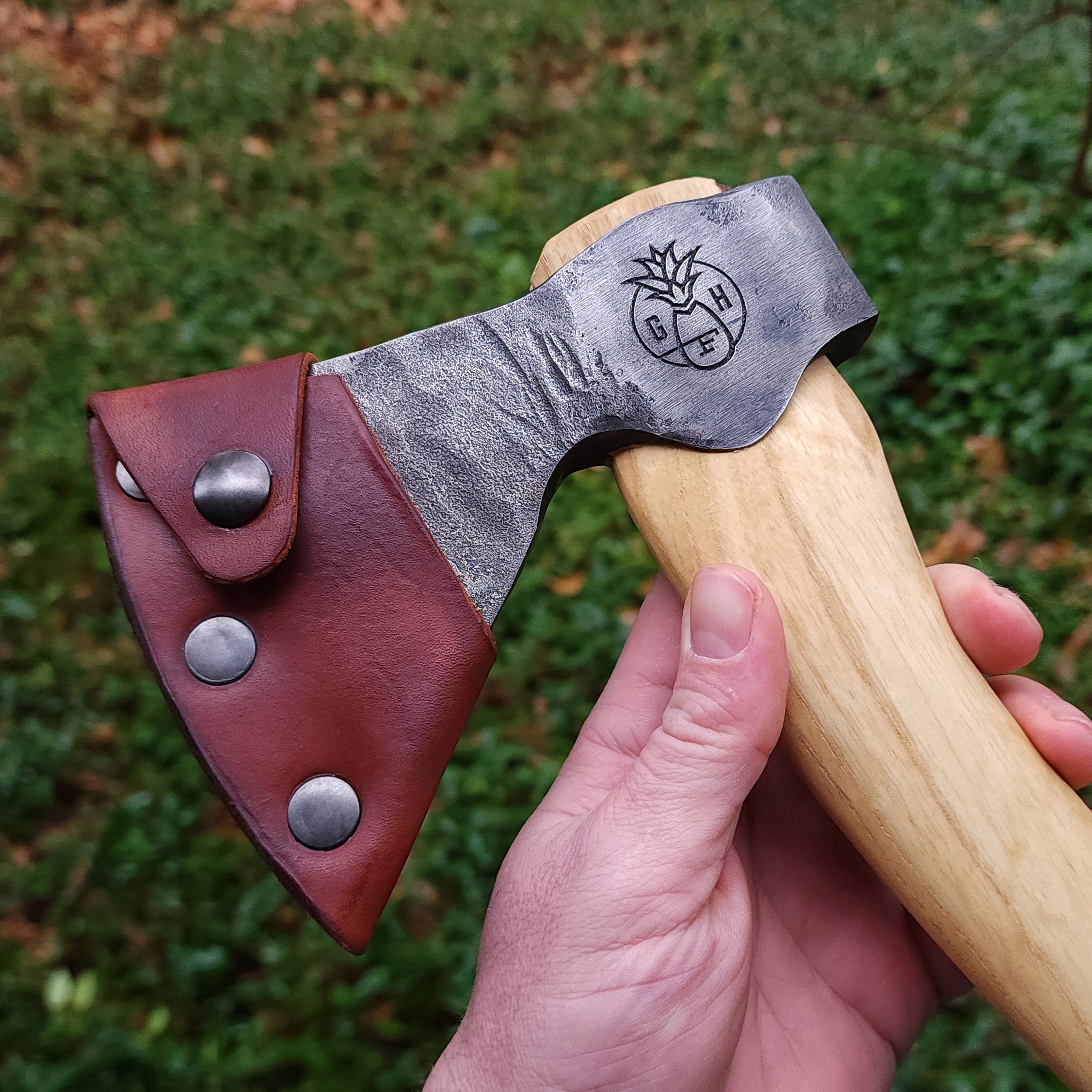 Custom Hand Forged Carving Axe