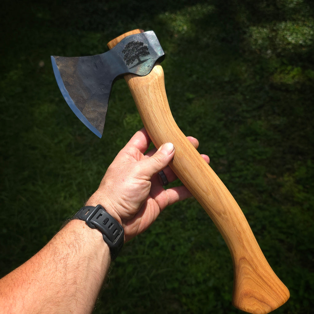 Custom Hand Forged Carving Axe