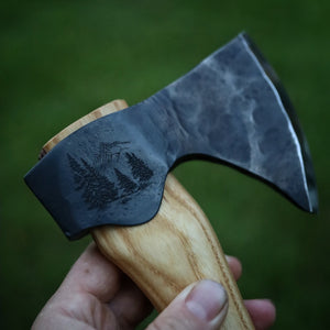 Custom Hand Forged Carving Axe