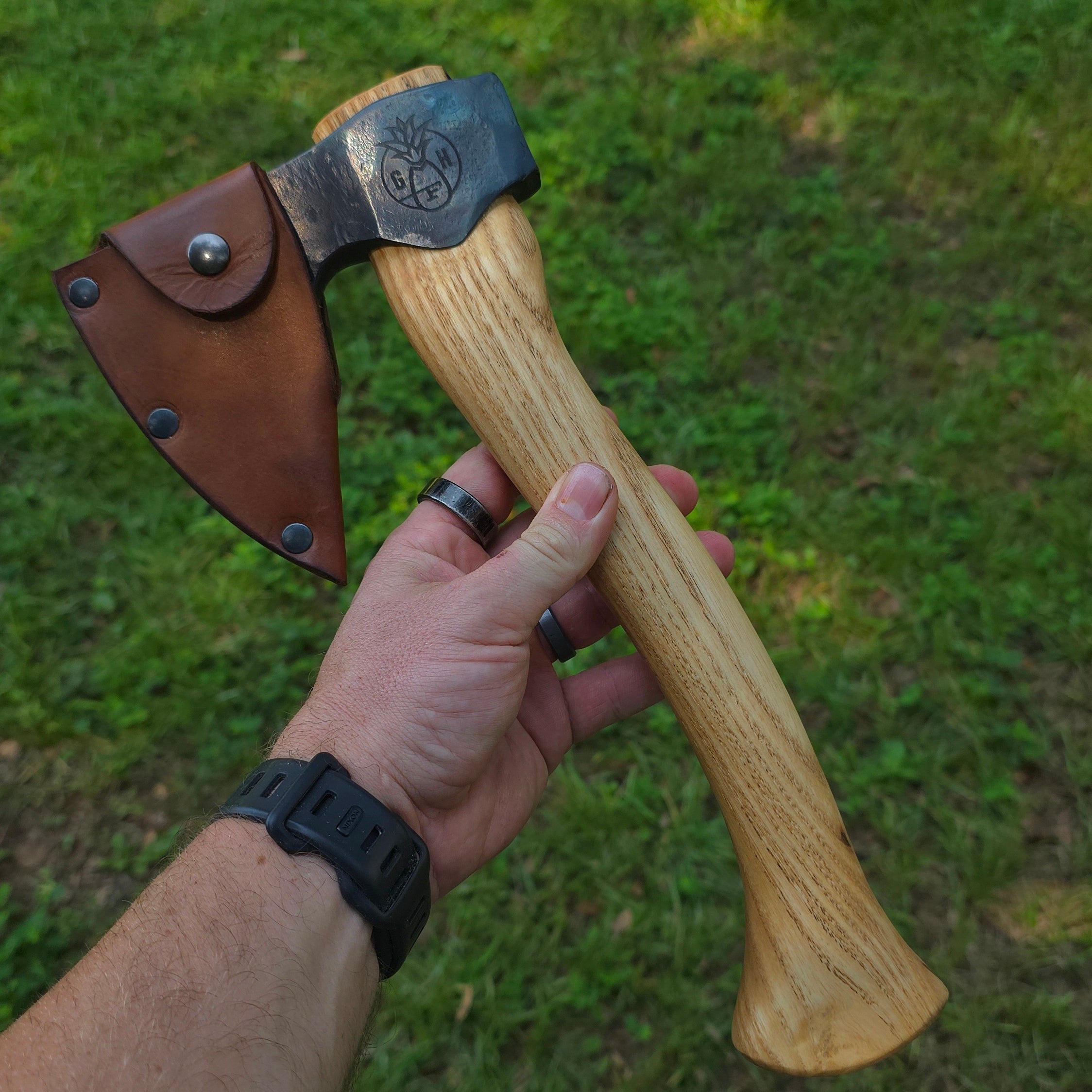 Custom Hand Forged Carving Axe