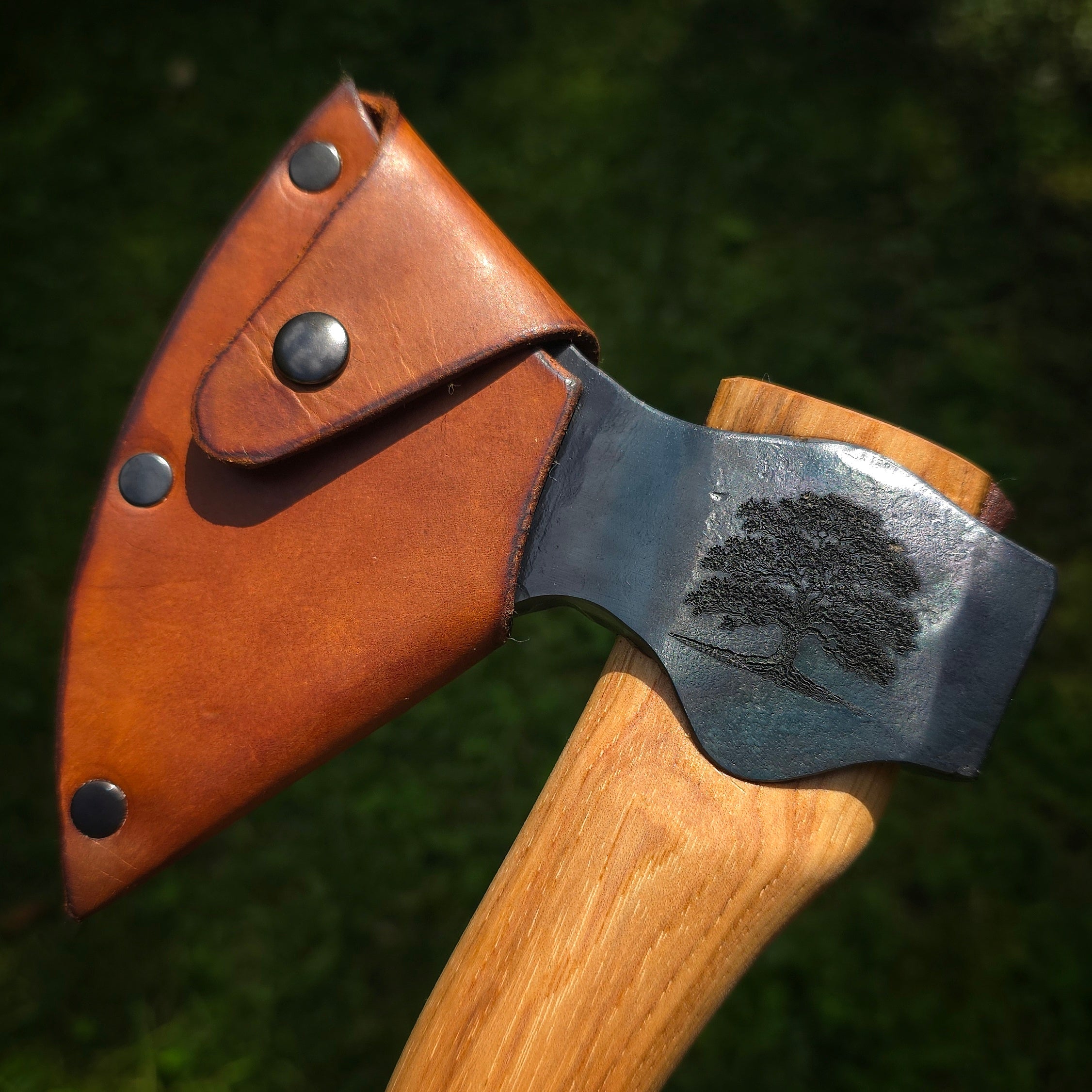 Custom Hand Forged Carving Axe