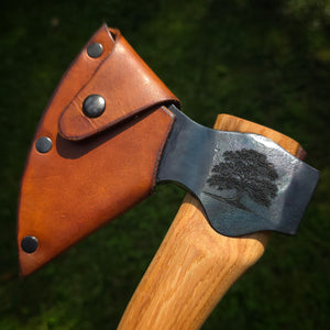 Custom Hand Forged Carving Axe