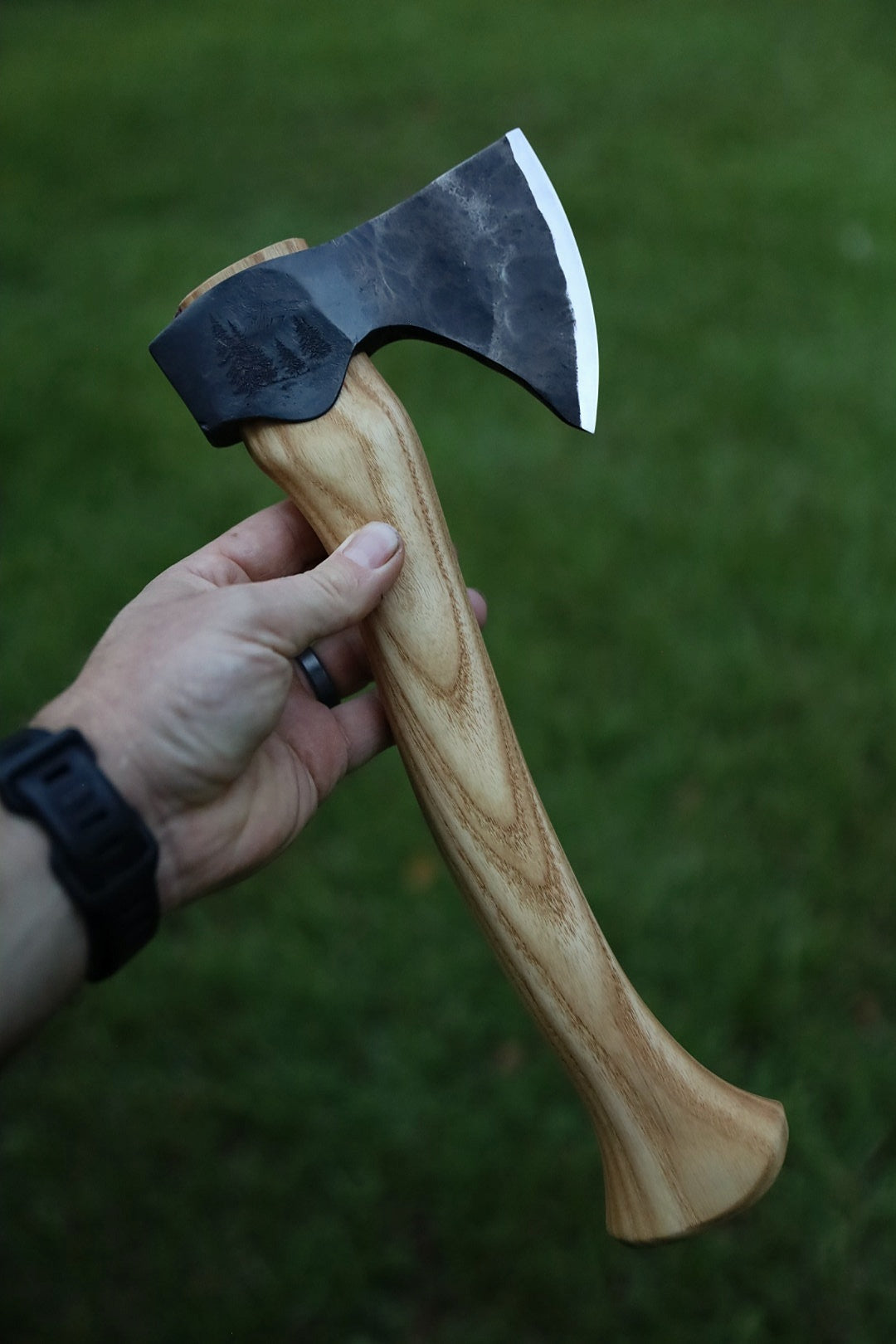 Custom Hand Forged Carving Axe