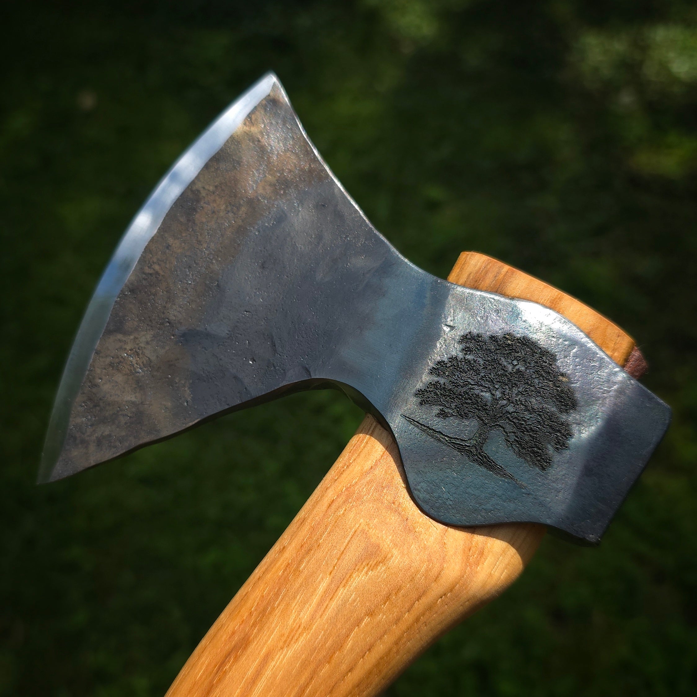 Custom Hand Forged Carving Axe