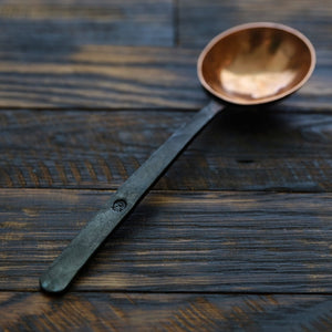 Copper and Steel Coffee Scoops